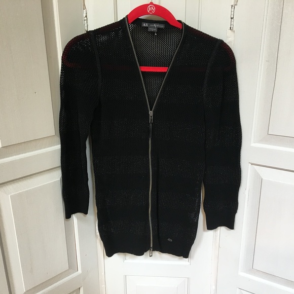 A/X Armani Exchange Black Sweater - Picture 1 of 13